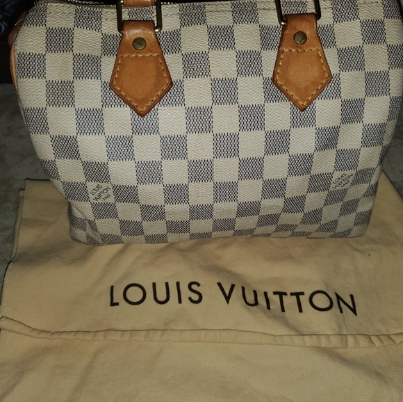 Louis Vuitton Speedy 25 Damier Azur Canvas *Sold* - Picture 2 of 8